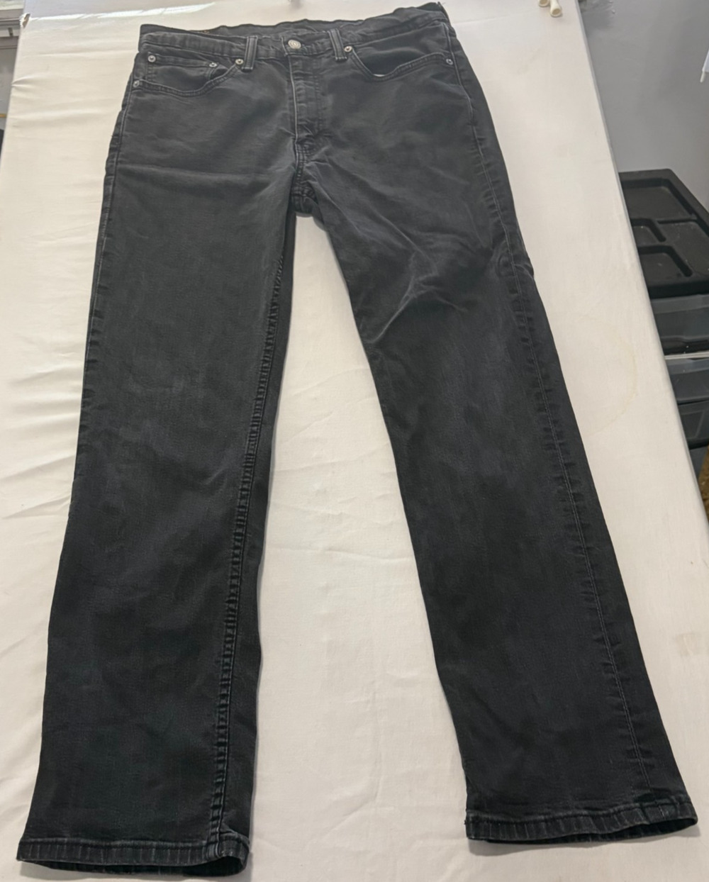 Levi’s 514 Regular Fit Jeans Men’s 36x30 Black Denim Straight Leg W36 L32